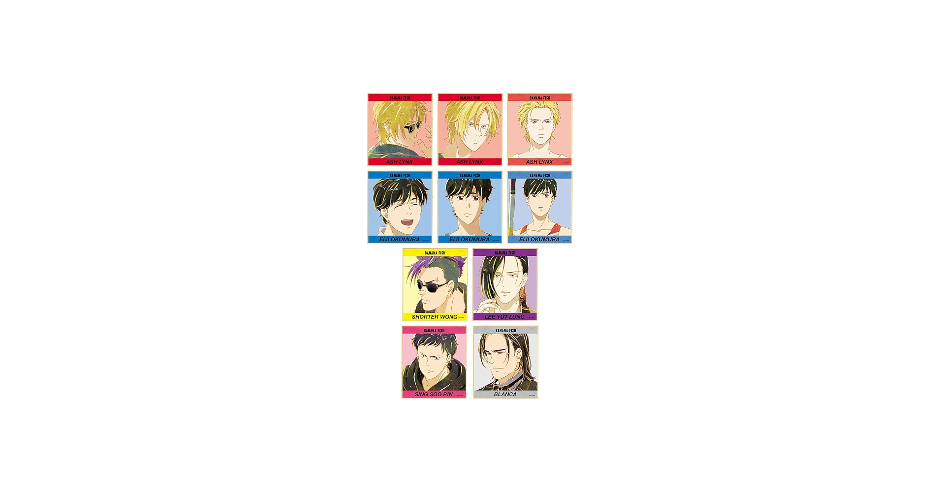 Amazon.com: Banana Fish Trading ANI Art Vol. 5 Mini Colored Paper